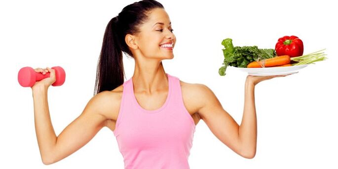 здравословна храна и упражнения за отслабване за един месец