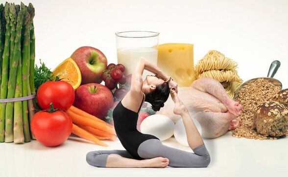 йога и храни за отслабване